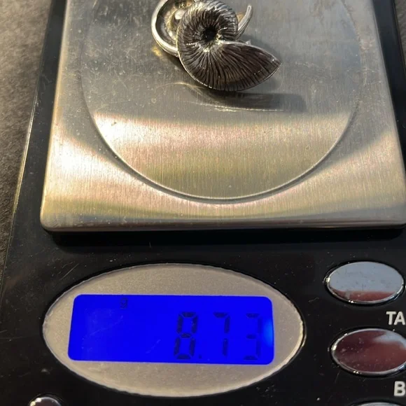 Kabana Sterling Nautilus Shell Earrings - Picture 7 of 7